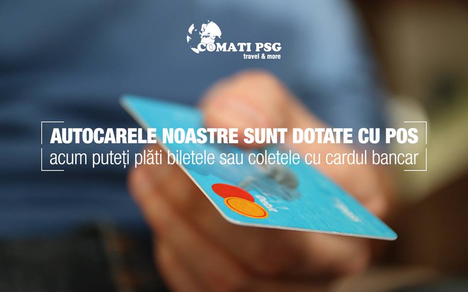 Acum puteti plati si cu cardul